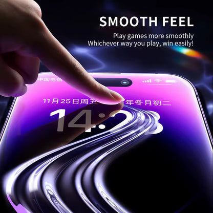 Film de protection écran Blueo Anti-Static HD pour Samsung Galaxy S26 Ultra S948, Verre Trempé, Full Glue, Noir