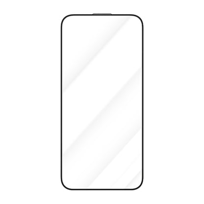 Film de protection d'écran Blueo Crystal Anti-Rayures pour Apple iPhone 16 Pro, Verre Trempé, Collage Complet, Noir