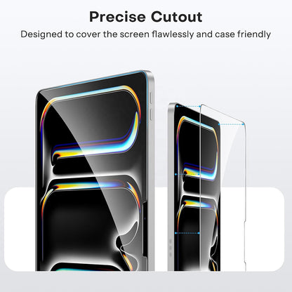 Blueo HD Displayschutzfolie für Apple iPad mini (2024) / mini (2021), gehärtetes Glas, Full Glue