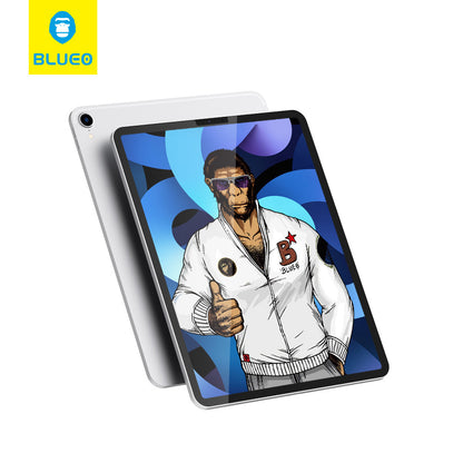 Blueo Displayschutzfolie für Apple iPad (2025) / (2022), gehärtetes Glas, Full Glue