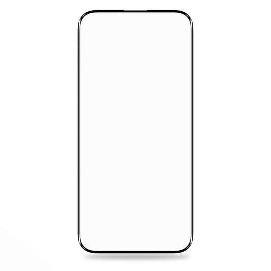 Blueo Silk HD Displayschutzfolie für Apple iPhone 16 / 15, gehärtetes Glas, Full Glue, 5er-Set, 2.5D, Schwarz