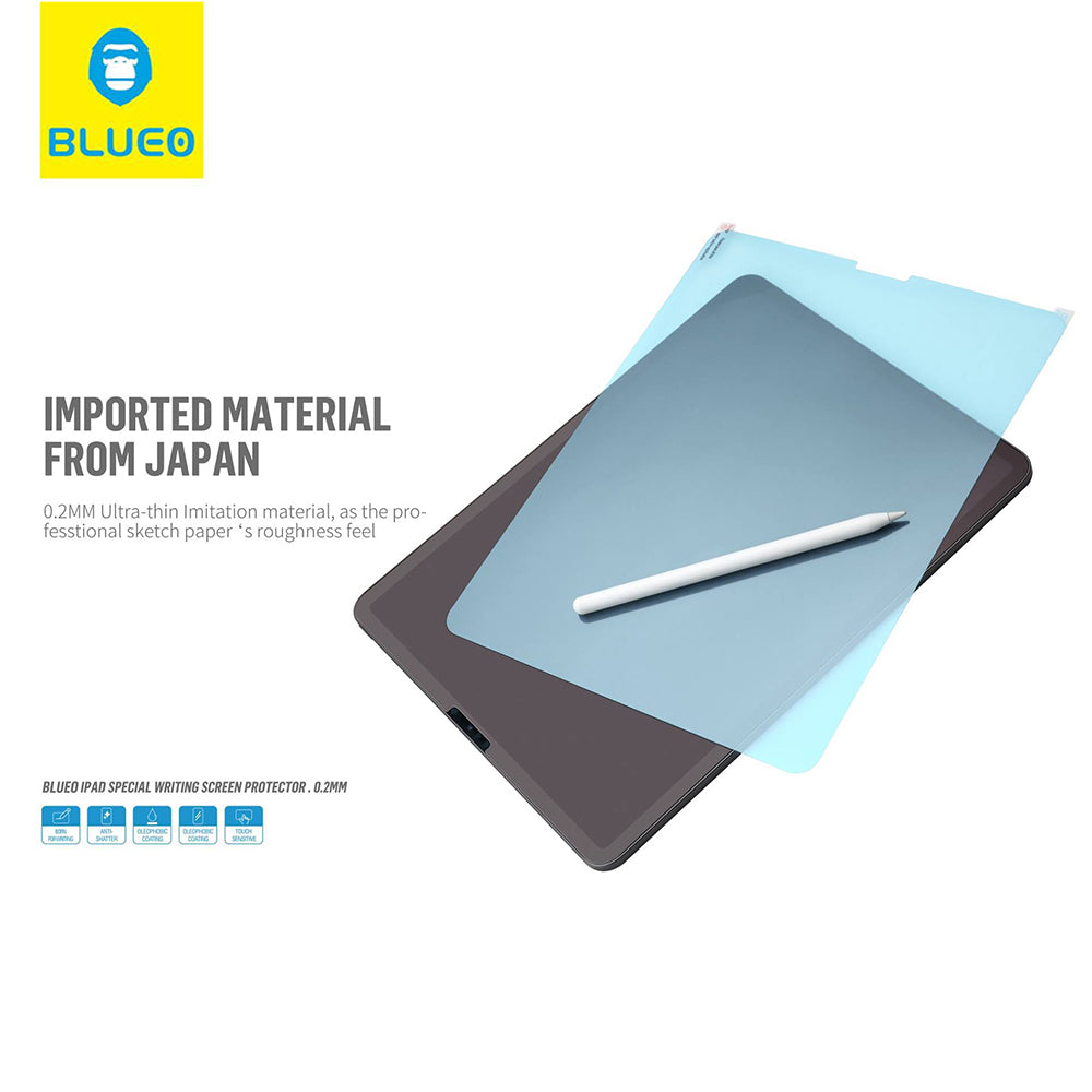 Blueo Spezial-Schreibschutzfolie für Apple iPad Pro 13 (2024), Kunststoff