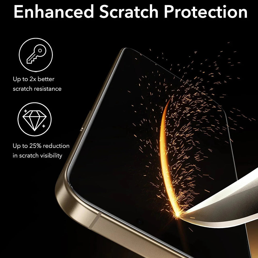 ESR Corning UltraFit Screen Protector for Apple iPhone 17 Pro, Tempered Glass, Full Glue, Set of 3 Pieces