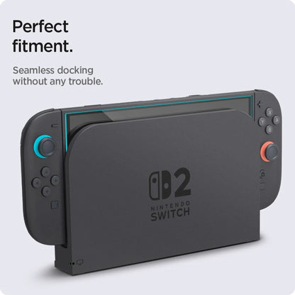 Techsuit SwitchAura Displayschutzfolie mit Applikator für Nintendo Switch 2, gehärtetes Glas, 2er-Set