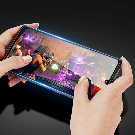 DUX DUCIS Screen Protector Film for Samsung Galaxy S25+ S936, Tempered Glass, Edge Glue, Black