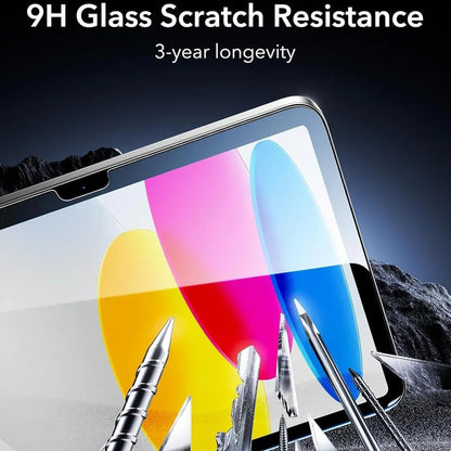 Schutzfolie ESR Armorite UltraFit für Apple iPad (2025) / (2022), gehärtetes Glas, Full Glue, Set 2 Stück