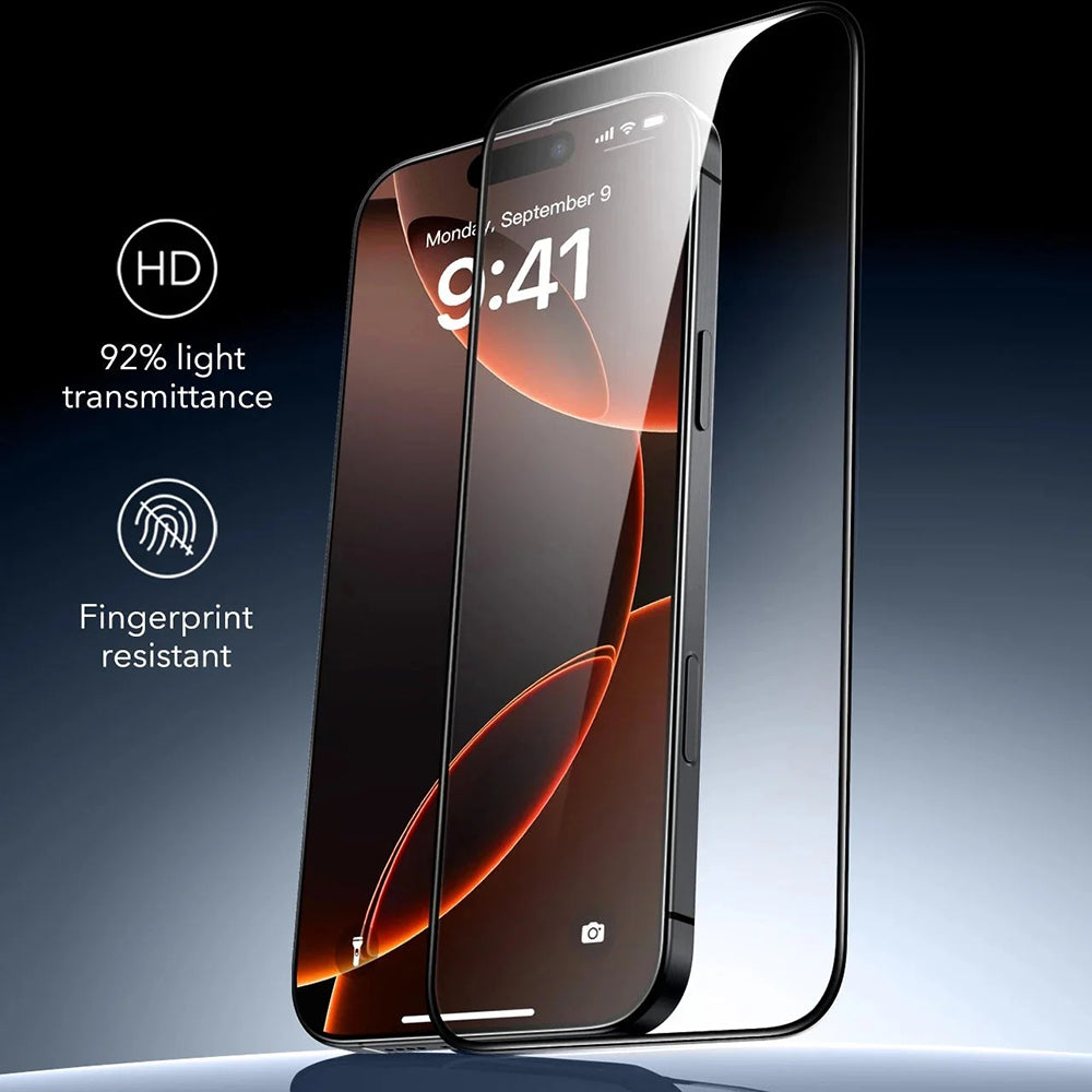 ESR Armorite UltraFit Screen Protector for Apple iPhone 17 Pro Max, Tempered Glass, Full Glue, Set of 3 Pieces