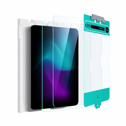 Schutzfolie ESR für Apple iPad Pro 11 (2024), Gehärtetes Glas, Vollverklebung, Set mit 2 Stück