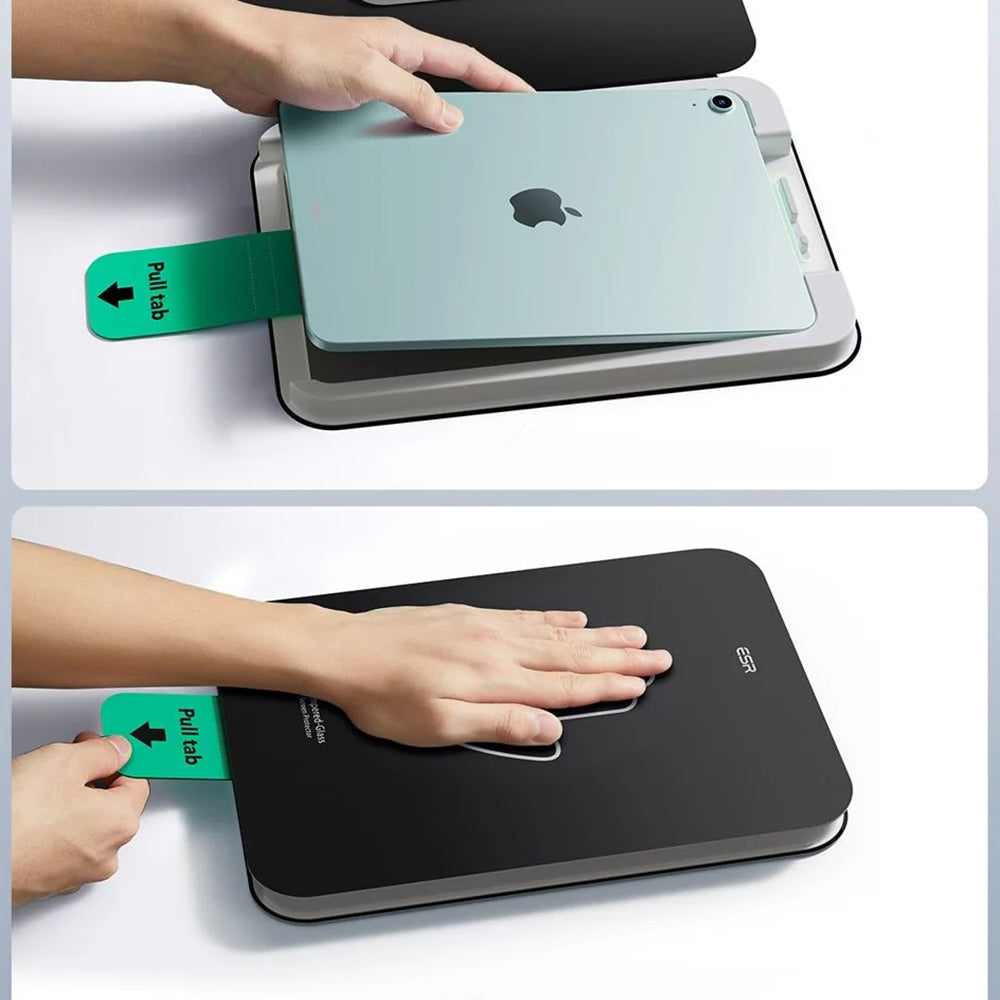 ESR UltraFit Displayschutzfolie für Apple iPad Air 11 (2026) / Air 11 (2025), gehärtetes Glas, Full Glue, 2er-Set