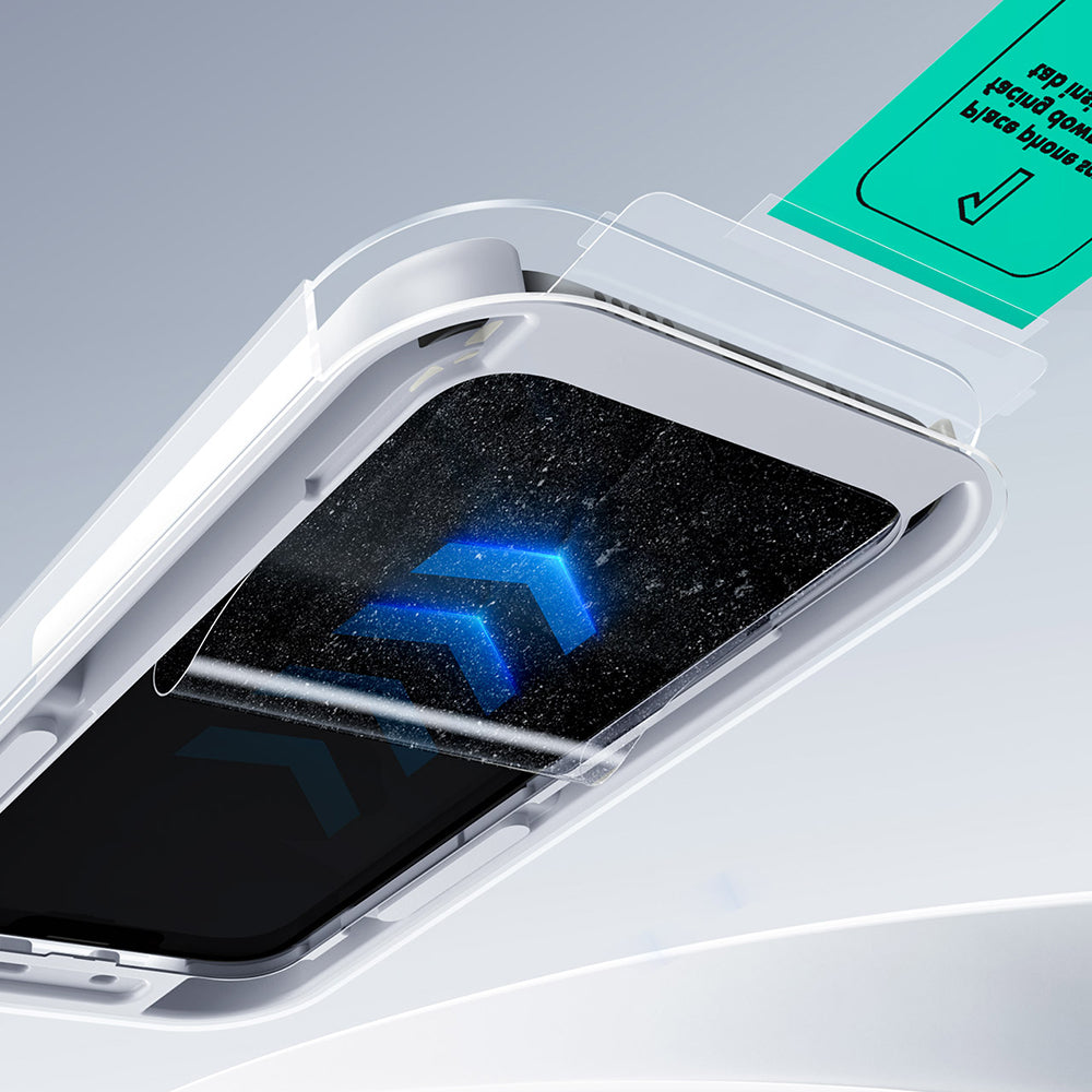 Film de protection d'écran ESR UltraFit pour Apple iPhone 17 Pro Max, Verre Trempé, Full Glue, Noir