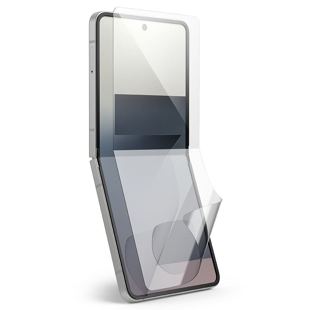 Film de protection Écran Intérieur Ringke Dual Easy Pro pour Samsung Galaxy Z Flip7 F766, Plastique, Lot de 2 pièces