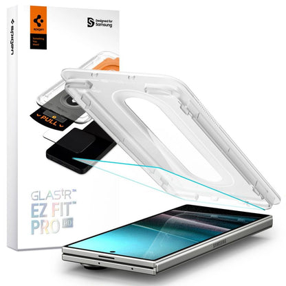 Spigen GlastR EZ FIT Pro HD Exterior Screen Protector for Samsung Galaxy Z Fold7 F966, Tempered Glass, Full Glue AGL09580