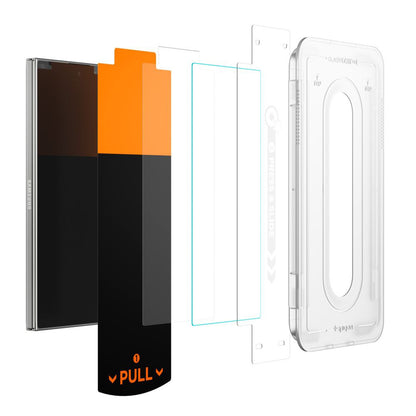 Film de protection Écran Extérieur Spigen GlastR EZ FIT Pro HD pour Samsung Galaxy Z Fold7 F966, Verre Trempé, Full Glue, Set 2 pièces AGL09579