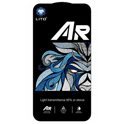Lito AR SE Displayschutzfolie für Apple iPhone 18 Pro / 17 Pro, gehärtetes Glas, Full Glue, Schwarz