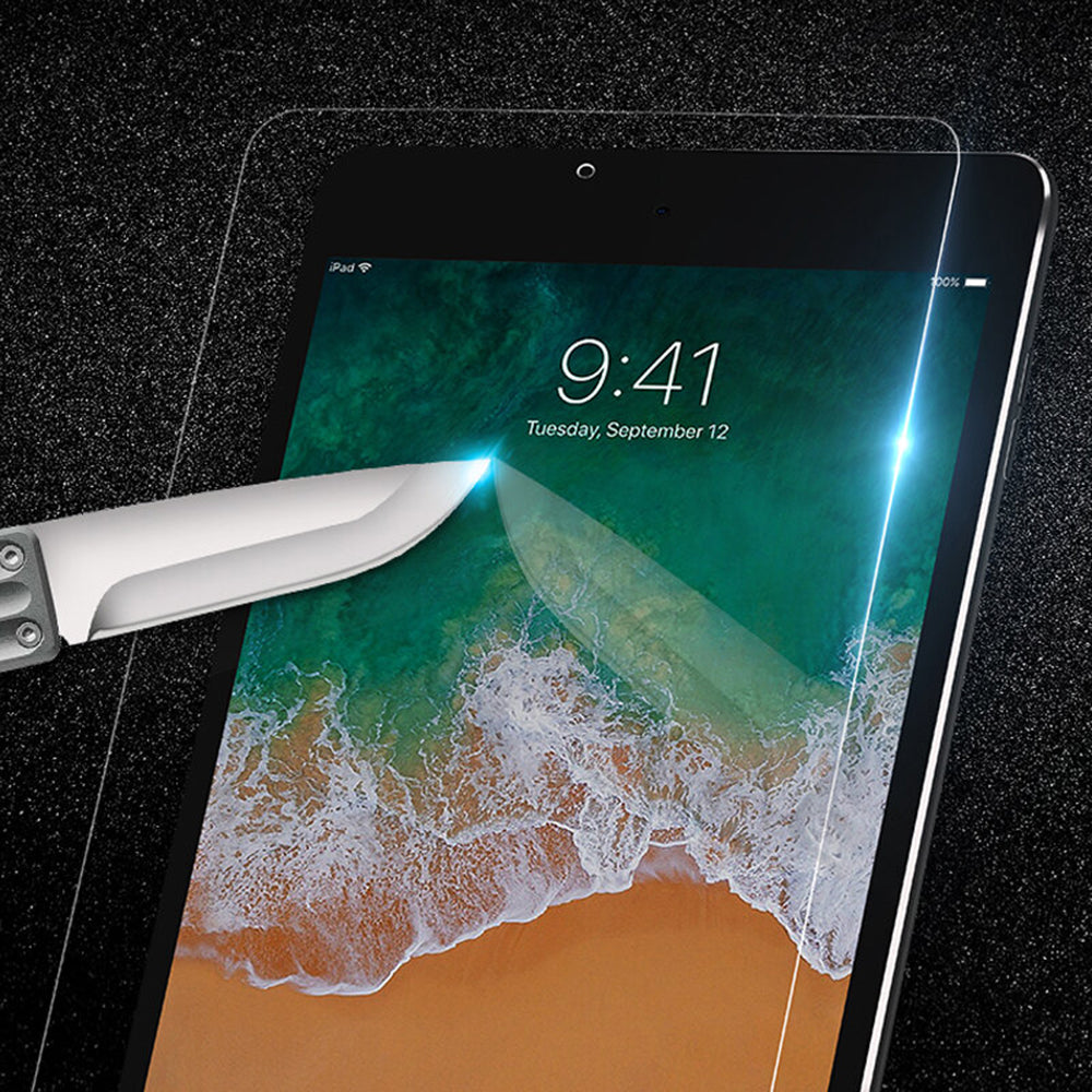 Film de protection d'écran Lito Classic pour Apple iPad 10.2 (2021) / 10.2 (2020) / 10.2 (2019), Verre trempé, Collage complet, 2.5D