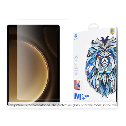 Film de protection d'écran Lito Classic pour Samsung Galaxy Tab S10 Ultra / Tab S9 Ultra, Verre trempé, Collage intégral, 2.5D