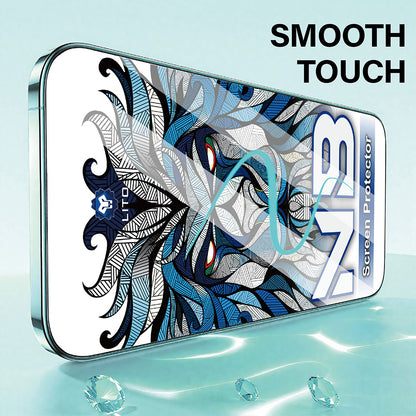 Schutzfolie Lito NB für Apple iPhone 17 Pro Max, gehärtetes Glas, Full Glue, Schwarz