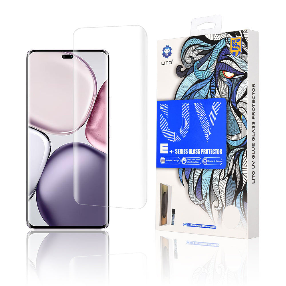 Film de protection d'écran Lito pour Honor X9c / Magic7 Lite, Verre trempé, Colle UV, 3D