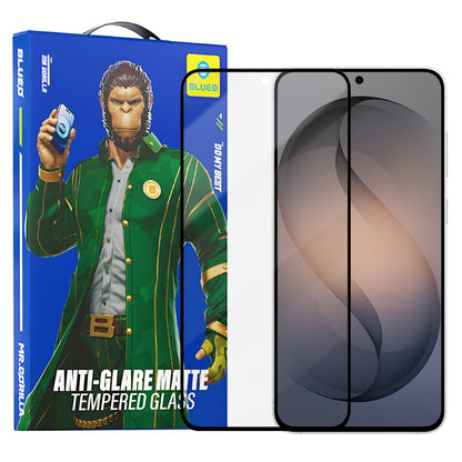 Film de protection d'écran mat Blueo Anti-Éblouissement pour Samsung Galaxy S26 S942, Verre Trempé, Colle Complète, Noir