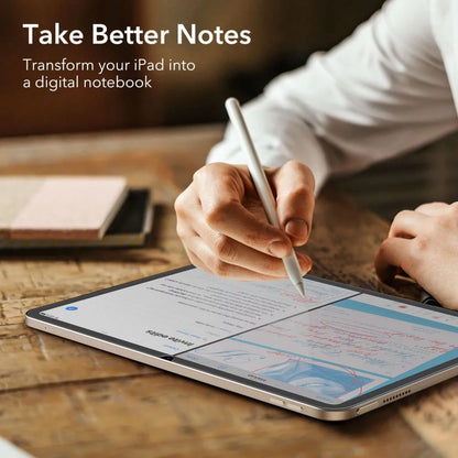 Schutzfolie Ecran Matte ESR Paper Feel für Apple iPad (2025) / (2022), Kunststoff, Set 2 Stück