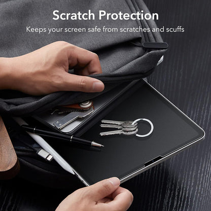 Film de protection écran mat ESR Paper Feel pour Apple iPad Pro 12.9 (2022) / Pro 12.9 (2021) / Pro 12.9 (2020), Plastique, Lot de 2 pièces