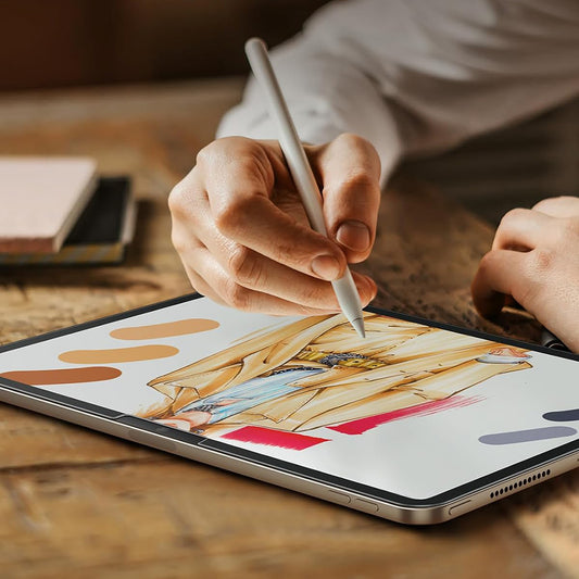 Schutzfolie Ecran Matte ESR Paper Feel für Apple iPad Pro 13 (2024), Kunststoff, Set 2 Stück