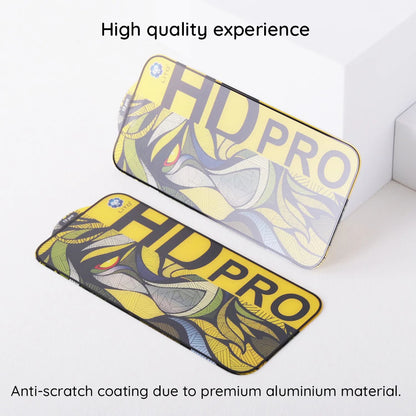 Mattierter Displayschutzfolie Lito HD Pro für Apple iPhone 16 Plus, gehärtetes Glas, Full Glue, Schwarz