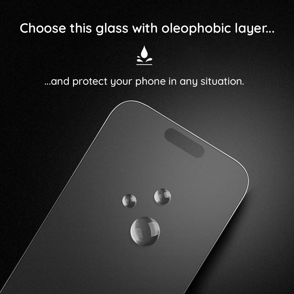 Mattierter Displayschutzfolie Lito HD Pro für Apple iPhone 16 Plus, gehärtetes Glas, Full Glue, Schwarz