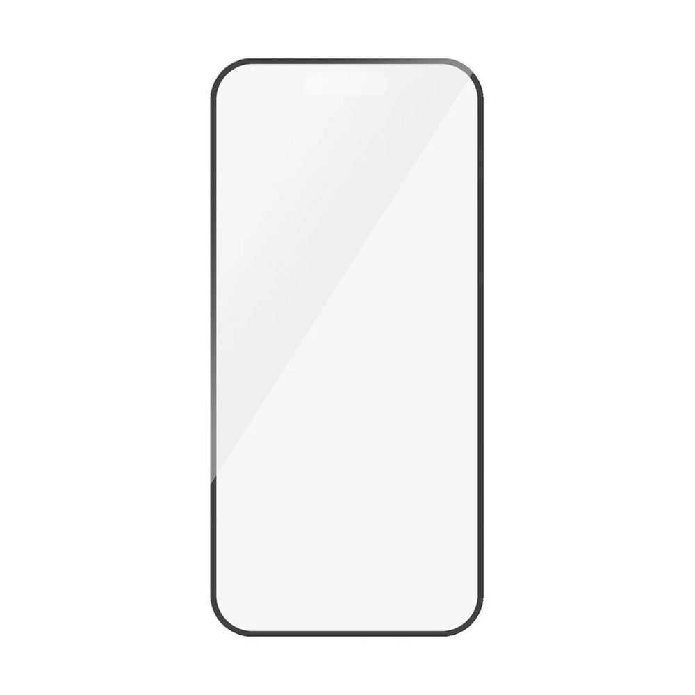 Schutzfolie Matte PanzerGlass Ultra-Wide Fit Gaming für Apple iPhone 16 Pro, gehärtetes Glas, Full Glue, Schwarz