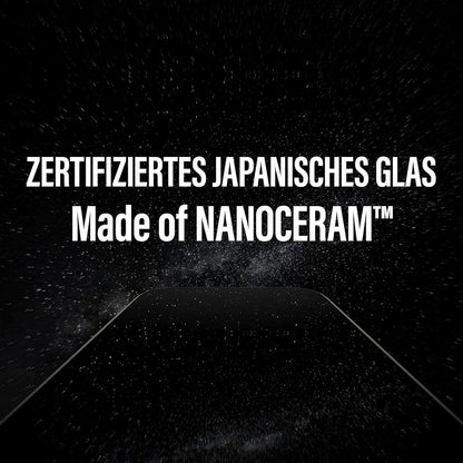 Film de protection d'écran PanzerGlass Ultra-Wide Ceramic II EasyAligner pour Apple iPhone 17 Air, Verre Trempé, Full Glue, Noir