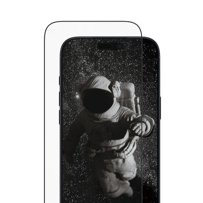 Film de protection d'écran PanzerGlass Ultra-Wide Ceramic II EasyAligner pour Apple iPhone 17 Pro Max, Verre Trempé, Full Glue, Noir