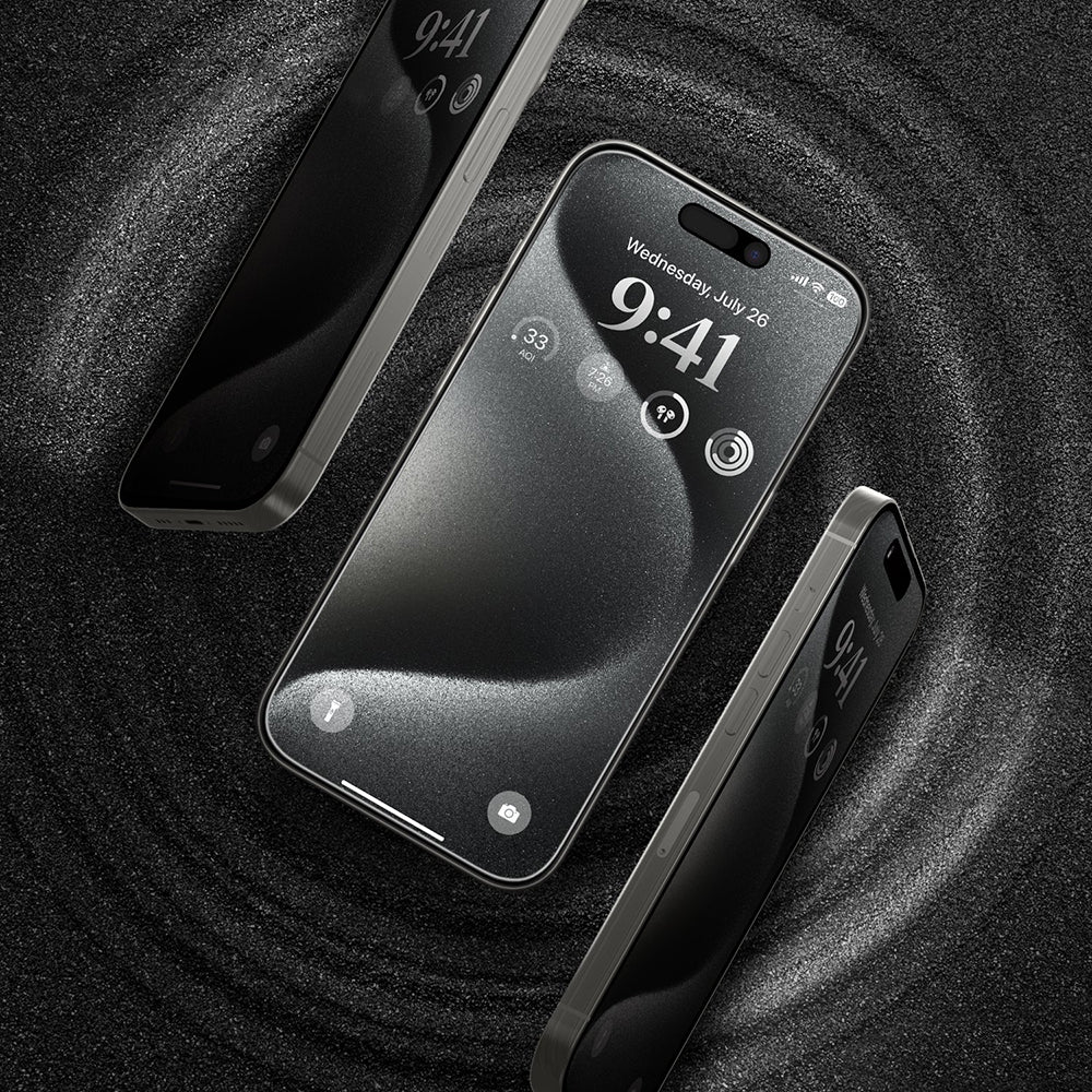 Schutzfolie Privacy Anank 5X Reinforced 180 für Apple iPhone 17 Air, Gehärtetes Glas, Full Glue, 2.5D