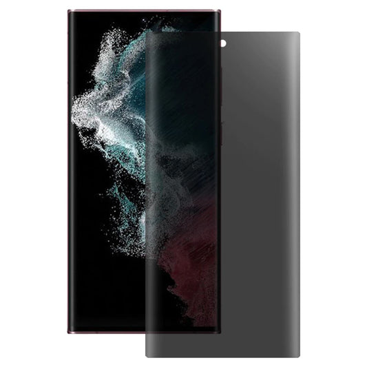 Lito Privacy Displayschutzfolie für Samsung Galaxy S22 Ultra 5G S908, gehärtetes Glas, UV-Kleber, 3D