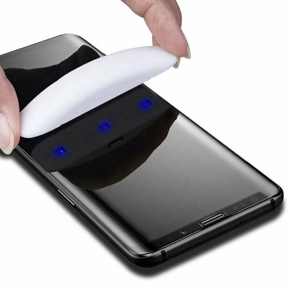 Privacy-Schutzfolie Lito für Samsung Galaxy S24 Ultra S928, gehärtetes Glas, UV-Kleber, 3D