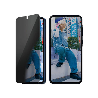 Schutzfolie Privacy PanzerGlass Ultra-Wide Fit für Samsung Galaxy A36 A366, gehärtetes Glas, Full Glue
