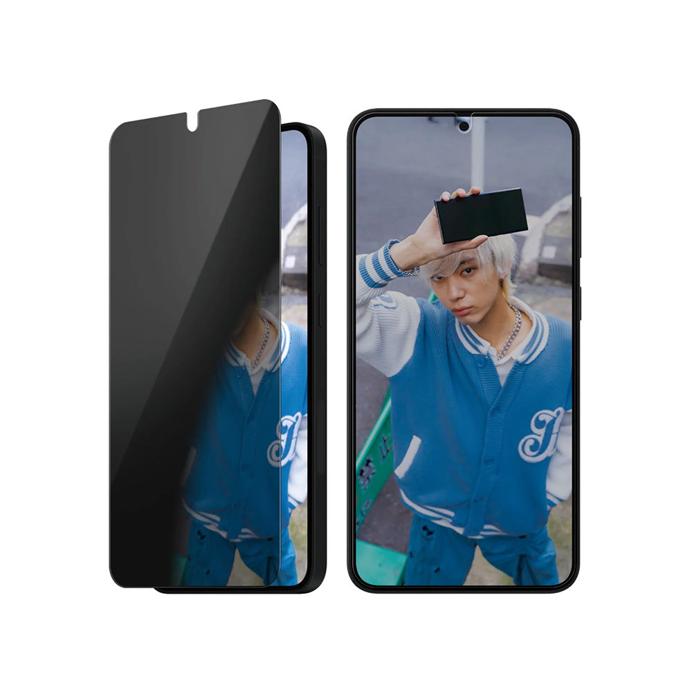Film de protection écran Privacy PanzerGlass Ultra-Wide Fit pour Samsung Galaxy S25+ S936 / S24+ S926, Verre Trempé, Full Glue