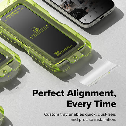 Privacy Screen Protector Ringke Easy Slide for Apple iPhone 17, Tempered Glass, Full Glue, Set of 2 pieces