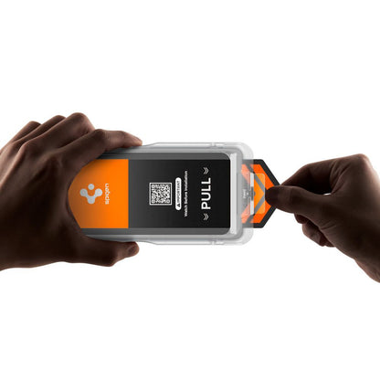 Displayschutzfolie Privacy Spigen GlastR EZ FIT Pro HD für Samsung Galaxy S26 S942, Gehärtetes Glas, Vollverklebung AGL11098