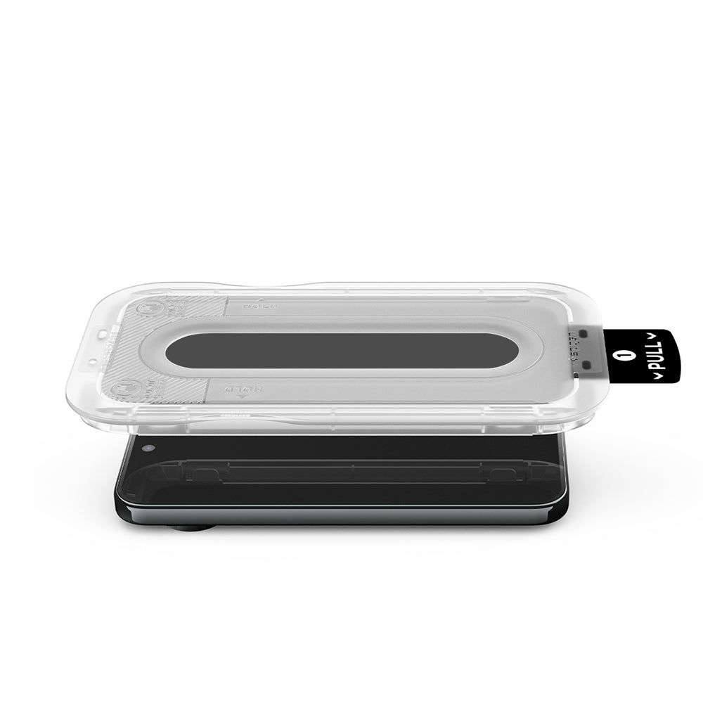 Privacy-Schutzfolie Spigen GlastR EZ FIT Pro für Google Pixel 11 / 10, gehärtetes Glas, Vollkleber, 2er-Set AGL11546