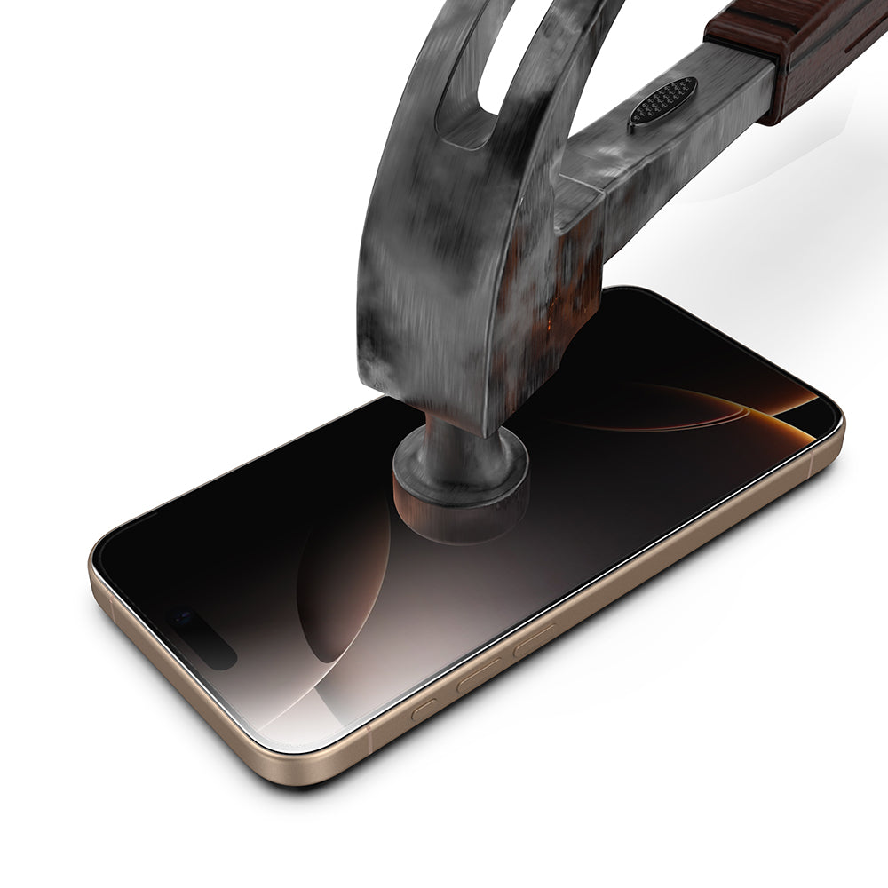 Schutzfolie Privacy Techsuit TitanGlass für Apple iPhone 17 Pro Max, gehärtetes Glas, Full Glue, Set mit 2 Stück.