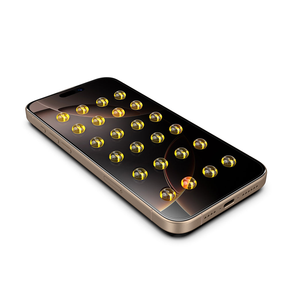 Schutzfolie Privacy Techsuit TitanGlass für Apple iPhone 17 Pro Max, gehärtetes Glas, Full Glue, Set mit 2 Stück.