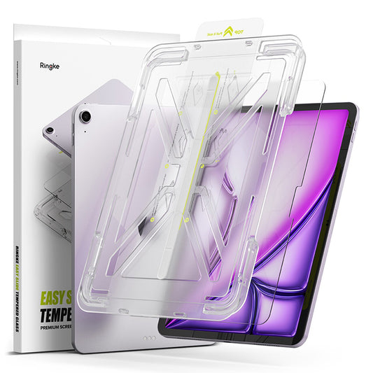 Film de protection d'écran Ringke Easy Slide pour Apple iPad Air 11 (2026) / Air 11 (2025), Verre trempé, Collage intégral