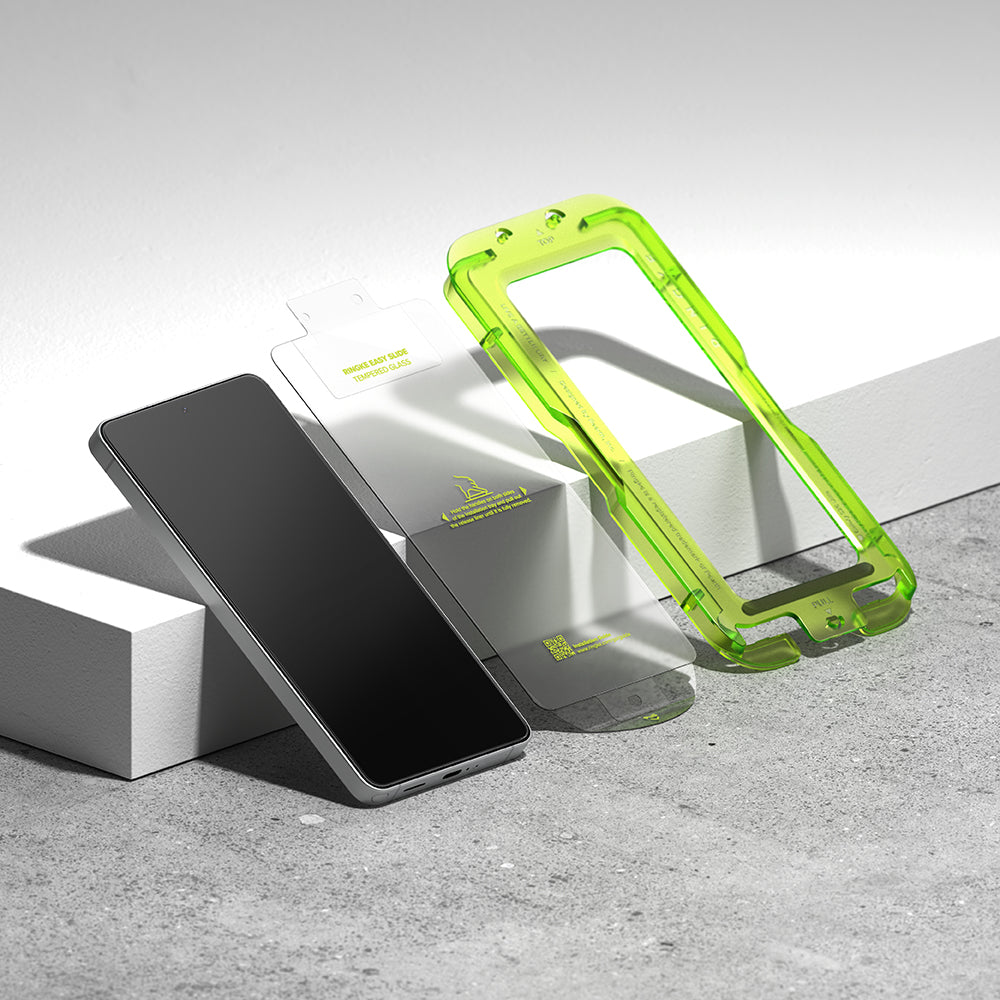 Film de protection d'écran Ringke Easy Slide pour Samsung Galaxy S26 Ultra S948, Verre Trempé, Full Glue, Lot de 2 pièces