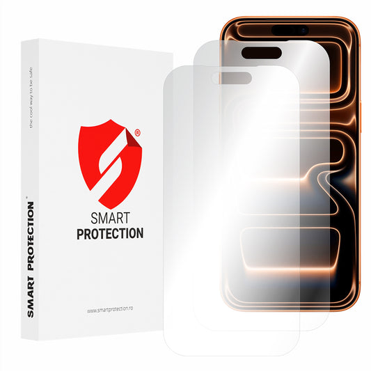 Film de protection d'écran Smart Protection Premium Classic pour Apple iPhone 17 Pro Max, Plastique, Lot de 2 pièces