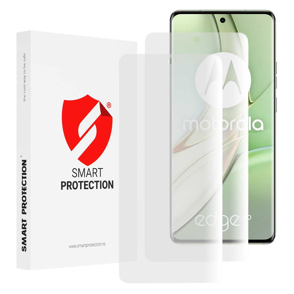 Smart Protection Premium Classic Displayschutzfolie für Motorola Edge (2023) / Edge 40 Neo / Edge 40, Kunststoff, 2 Stück Set