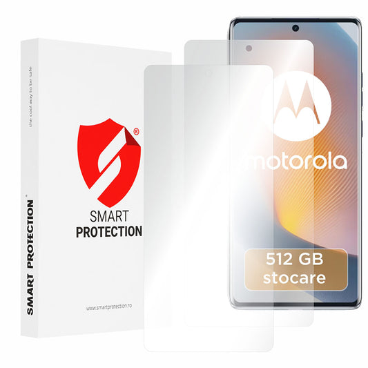 Film de protection d'écran Smart Protection Premium Classic pour Motorola Edge 50 Fusion, plastique, lot de 2 pièces