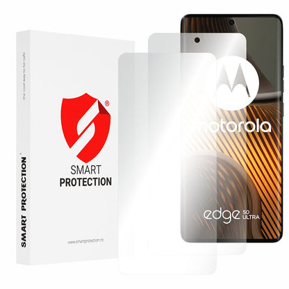 Film de protection d'écran Smart Protection Premium Classic pour Motorola Edge 50 Ultra, Plastique, Lot de 2 pièces