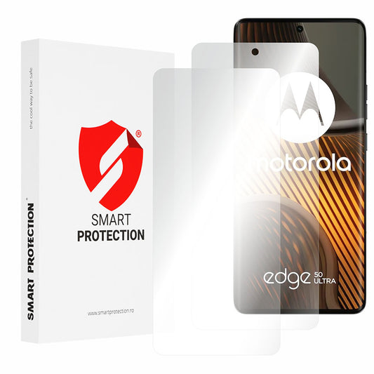 Film de protection d'écran Smart Protection Premium Classic pour Motorola Edge 50 Ultra, Plastique, Lot de 2 pièces