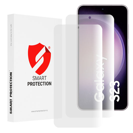 Smart Protection Premium Classic Displayschutzfolie für Samsung Galaxy S23 S911, Kunststoff, 2 Stück Set