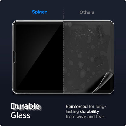 Schutzfolie Spigen GlastR EZ FIT für Apple iPad Air (2022) / Pro 11 (2021) / Air (2020), Gehärtetes Glas, Vollverklebung AGL02065